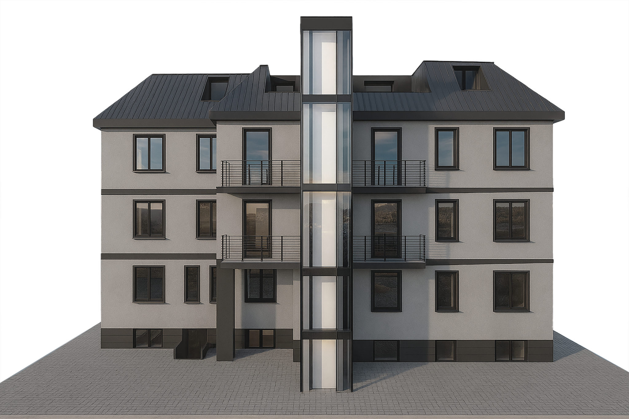 Render di progetto — Bresso, 1