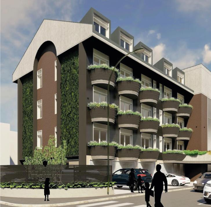 Render di progetto — Residenza Grace, 1