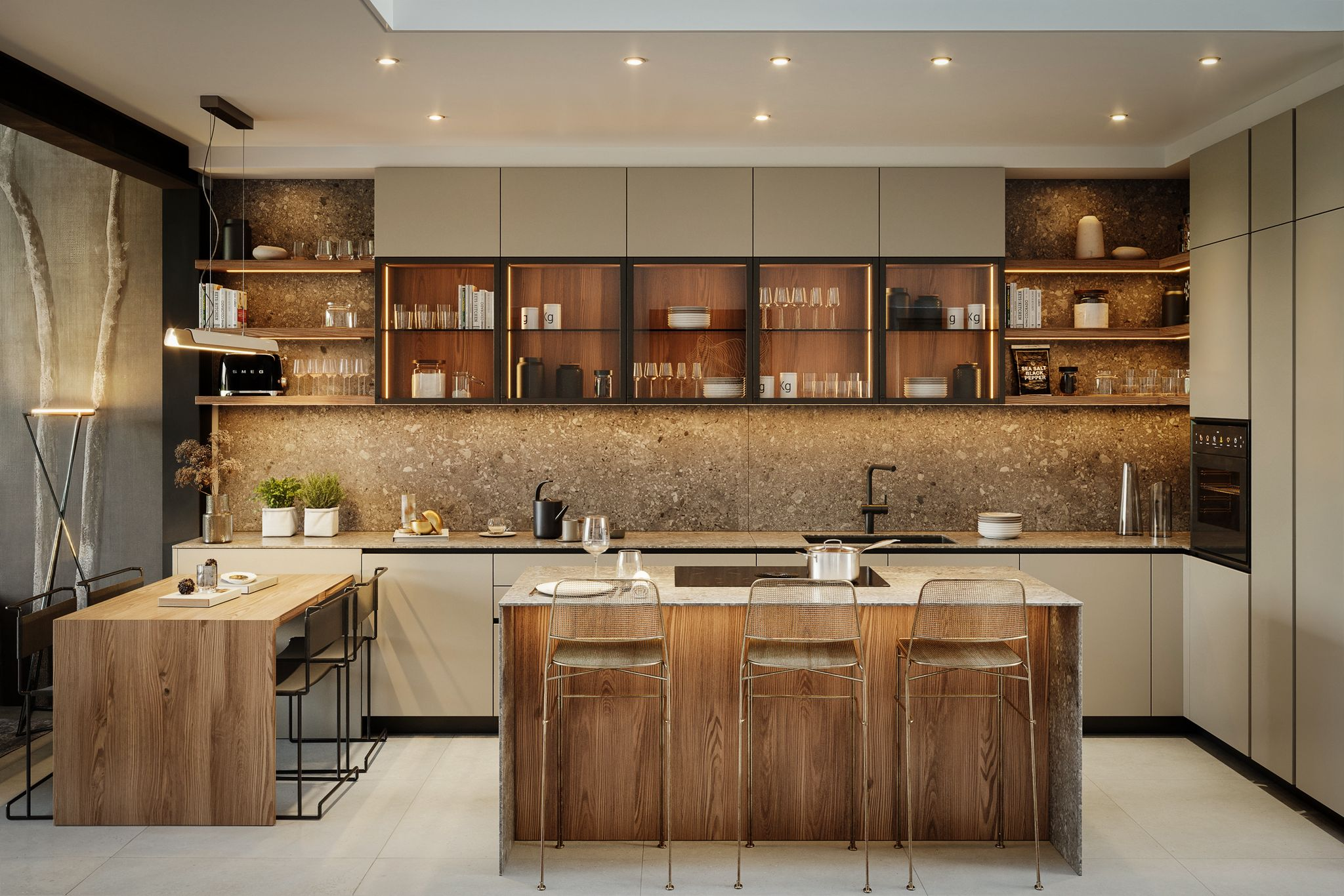 Render di progetto — The Four, 2